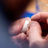 Creative activity Basel – participants creating unique silver jewelry pieces